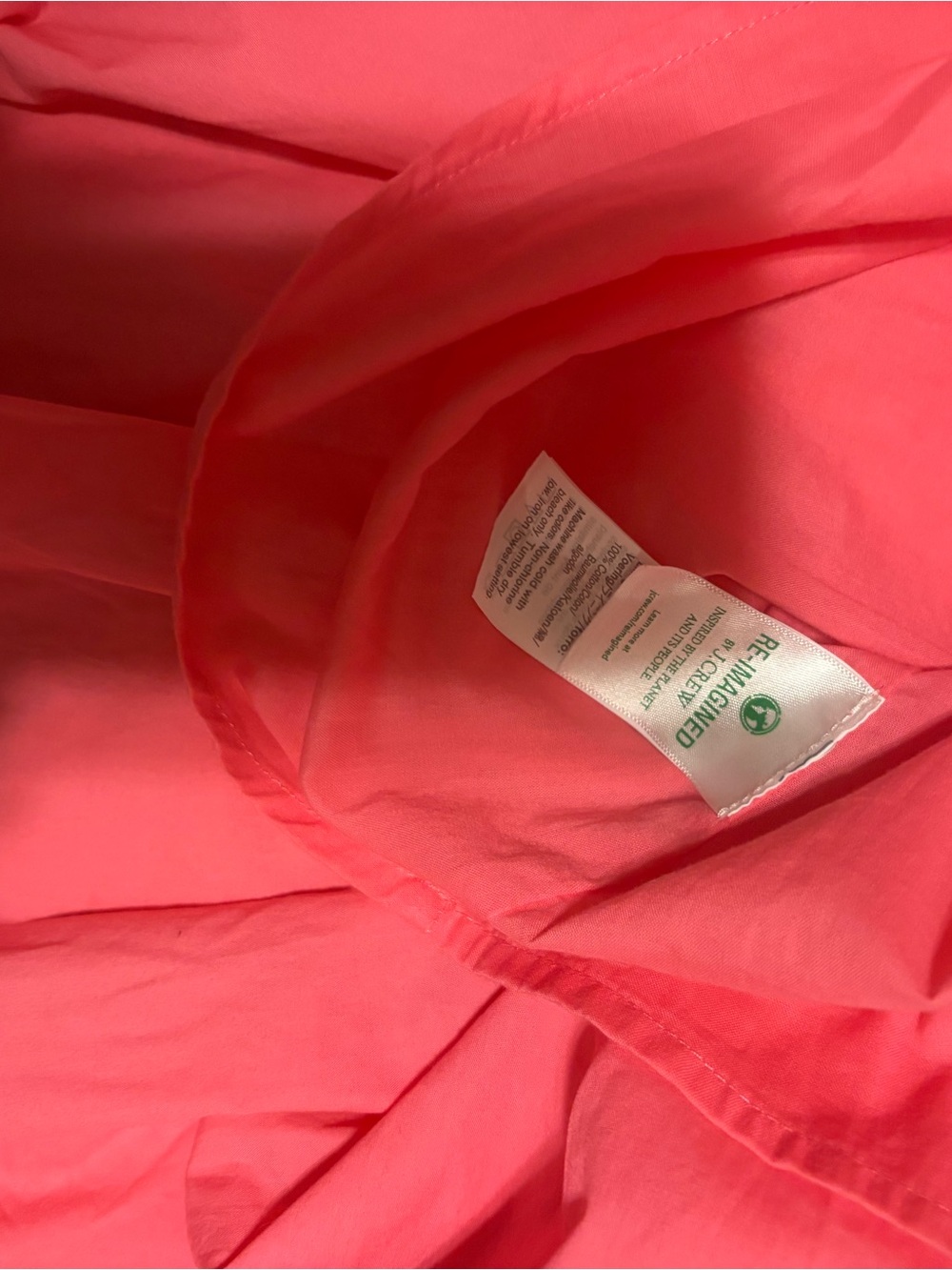 NWT J. Crew sz Medium Petite PM Pink Tiered Popover Dress poplin ruffles barbie - Picture 11 of 15